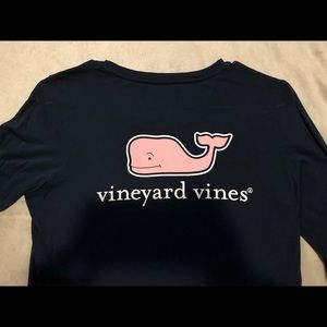 navy vineyard vines shirt